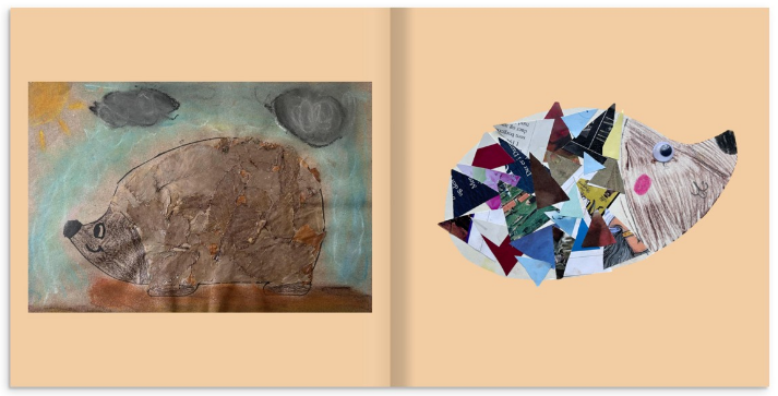 Sample book spread
