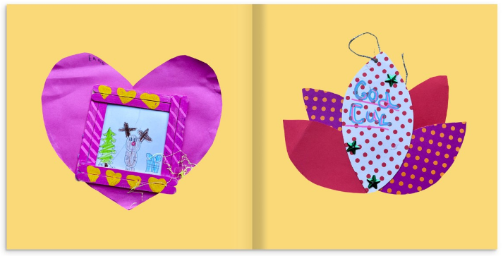Sample book spread