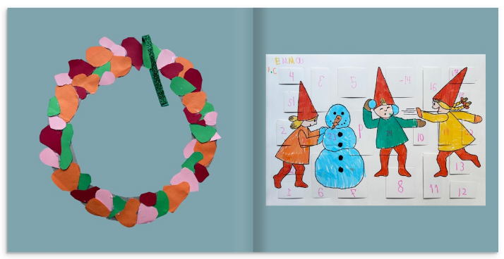 Sample book spread