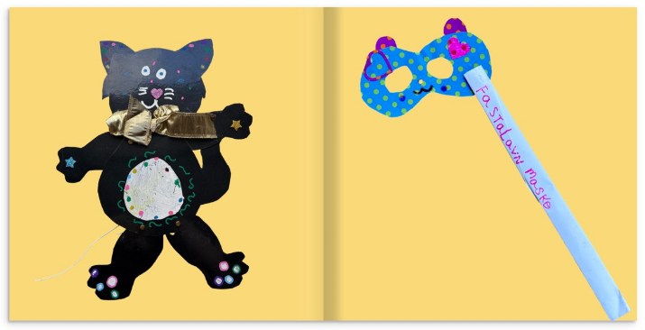 Sample book spread