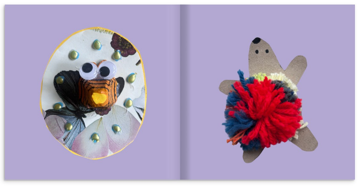Sample book spread