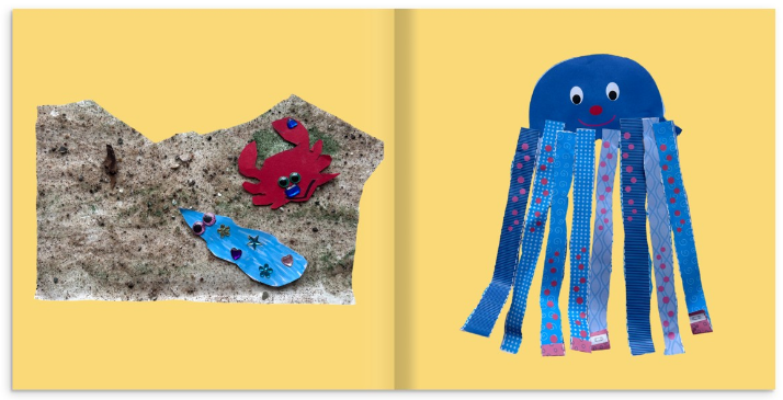 Sample book spread